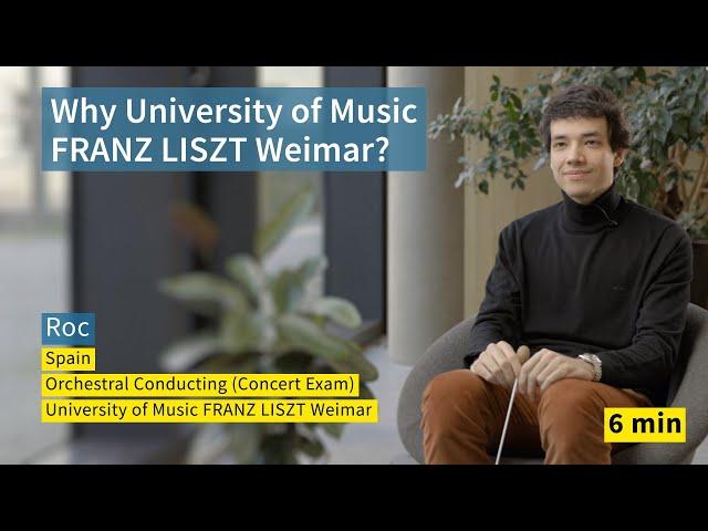 Why University of Music FRANZ LISZT Weimar?