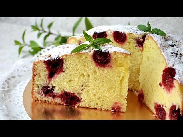 Пирог с ягодами на скорую руку/ Quick berry pie