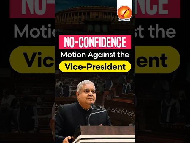 No-Confidence Motion Against the Vice-President