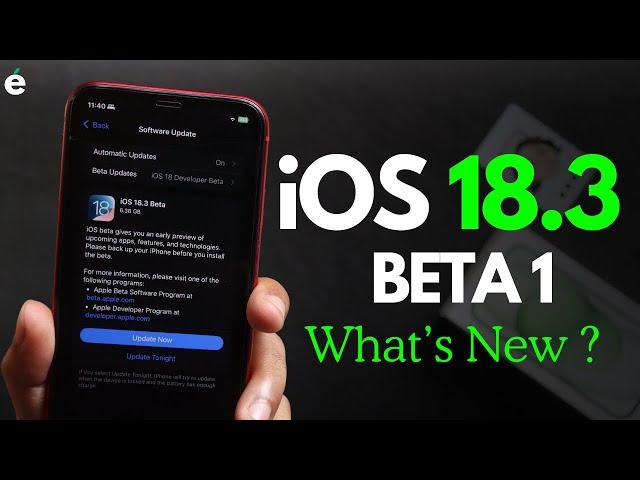 iOS 18.3 Beta 1 - What's New ? New features & Bug fixes | in Malayalam