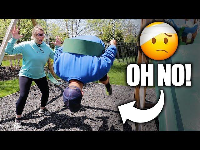 SWING BACKFLIP CHALLENGE! *Terrifying*