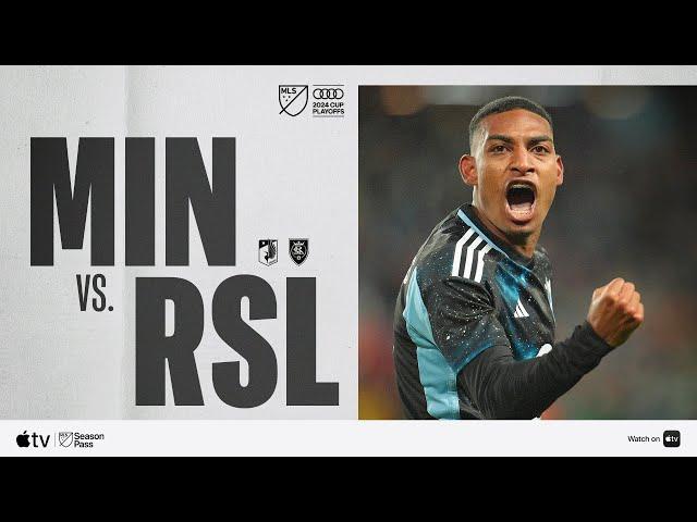 Minnesota United vs. Real Salt Lake | Audi 2024 MLS Cup Playoffs | Full Match Highlights