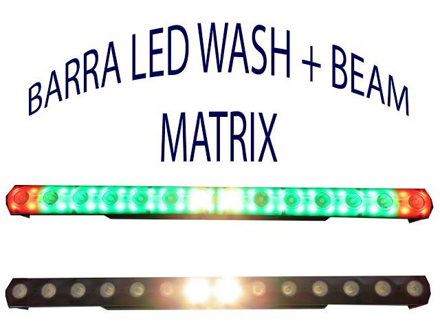 Barra LED Wash + Beam Matrix