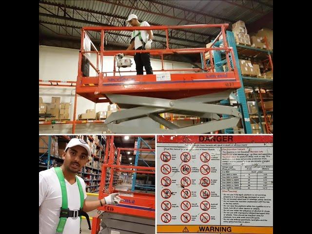 SKY JACK -  How to operate a Scissor Lift