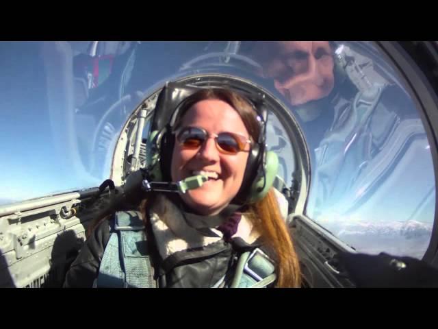 Flying an L39 jet fighter trainer