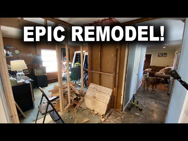 Epic 3 in 1 Remodel | Turning My 2 Bedroom House Into a 3 Bedroom