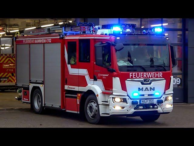 [EINSATZREICHER TAG] - Feuerwehr MANNHEIM | NEUES HLF 20, Löschzug, PTLF, Rüstwagen, FF & mehr!