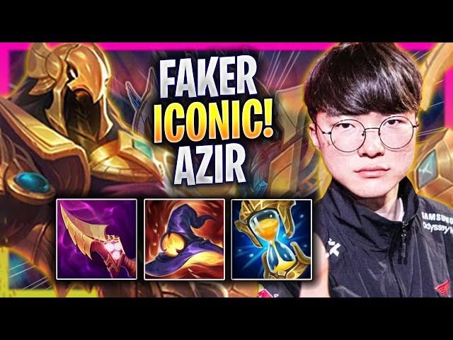 FAKER IS BACK WITH HIS ICONIC AZIR! - T1 Faker Plays Azir MID vs Leblanc! | Season 2024