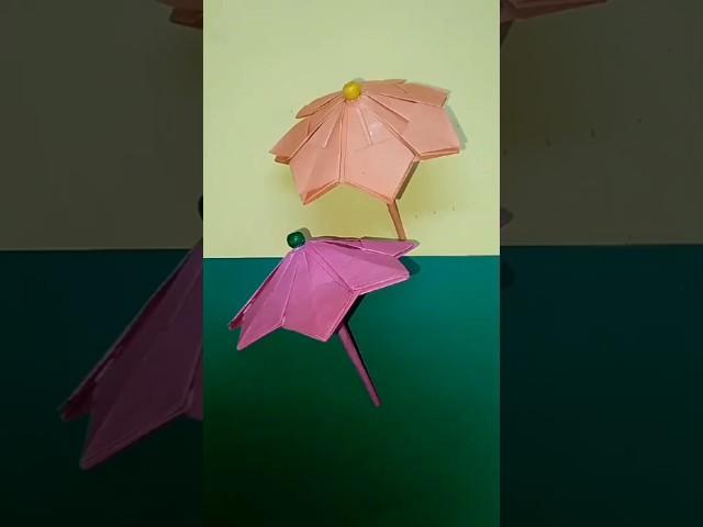 How to make umbrella with paper ️️ #shorts #shortsfeed #trendingshorts #youtubeshorts #umbrella