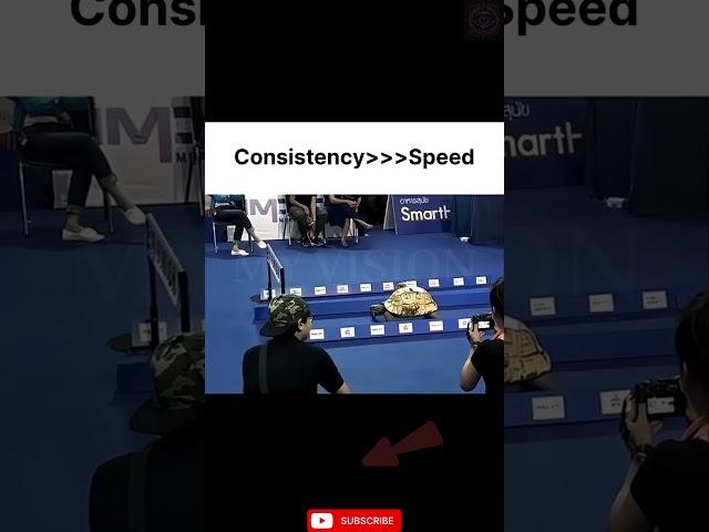 Consistency Beats Speed ️ #discipline#success #mindset#ego#shorts#fyp#edit#mentality#motivation