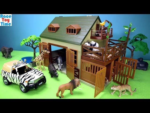 Terra Battat Animal Care Playset - Building plus animal toys