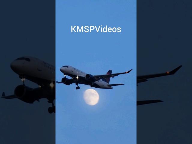 The moon and planes