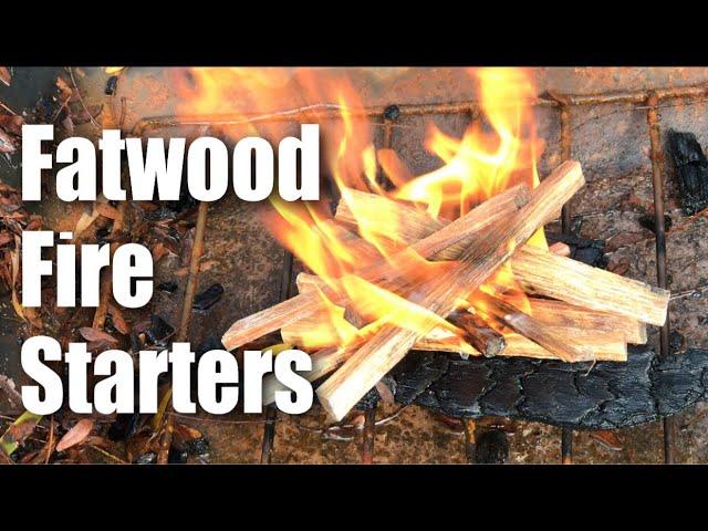 Fatwood Fire Starter Resin-filled Kindling Wood Review