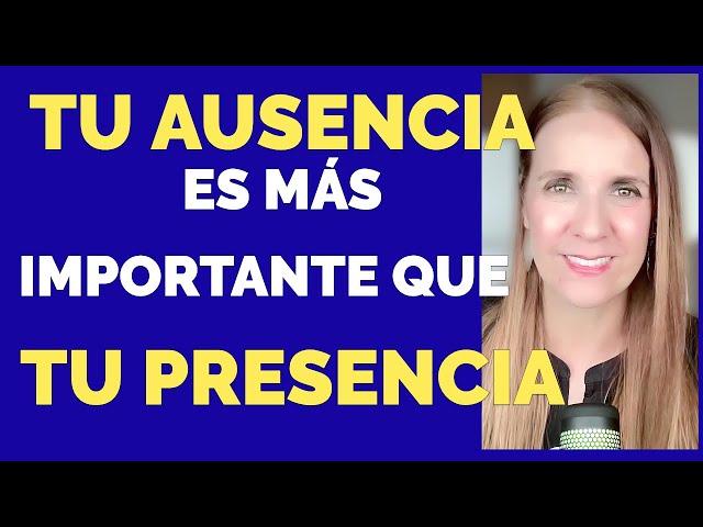 SILENCIO que ATRAE:  Como TU AUSENCIA puede despertar SU INTERÉS