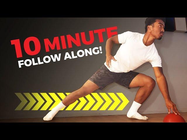 10 Minute Tennis Footwork Home Workout (FOLLOW ALONG!)