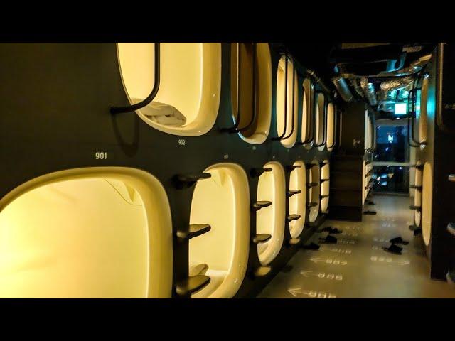 A mysterious space! I stayed at a capsule hotel. "Nine Hours Hamamatsucho"