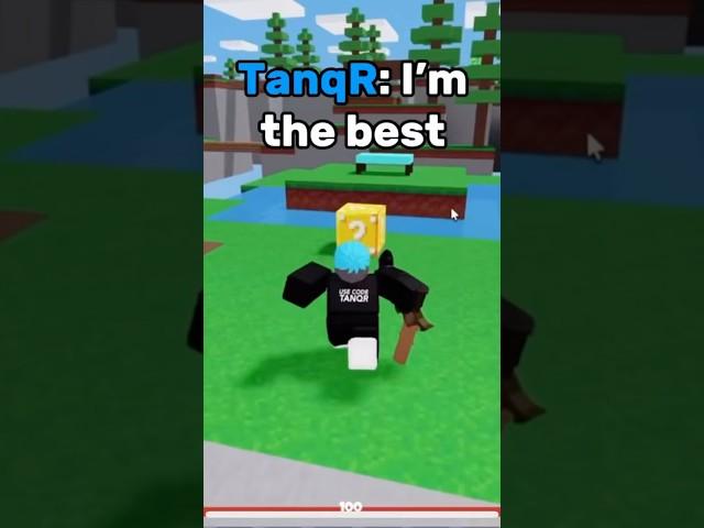 The BEST Roblox Bedwars Player to Exist… #shorts #roblox #tanqr #milyon