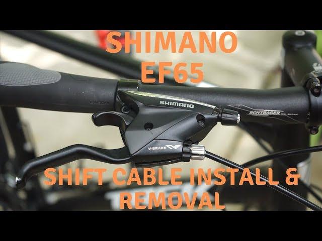 Shimano EF65 Shift Cable Install and Removal - Trek FX FX2 FX3 7.2FX 7.3FX 7.4FX