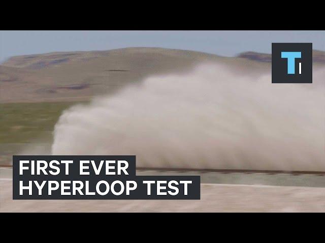 First ever Hyperloop test