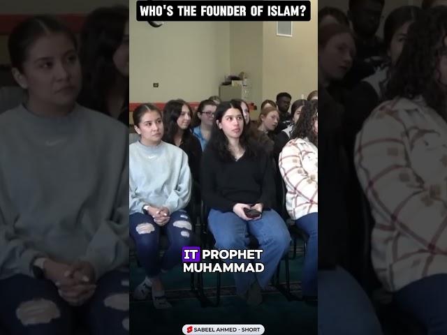 Who's the founder of Islam?  | Dr. Sabeel Ahmed