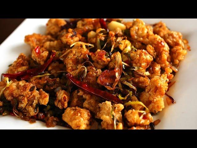 Spicy garlic fried chicken (Kkanpunggi: 깐풍기)