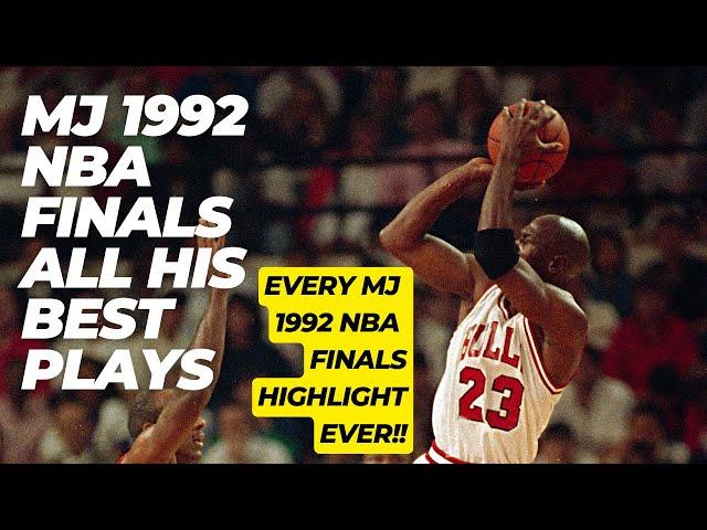 Michael Jordan 1992 NBA Finals All Best Plays Highlights