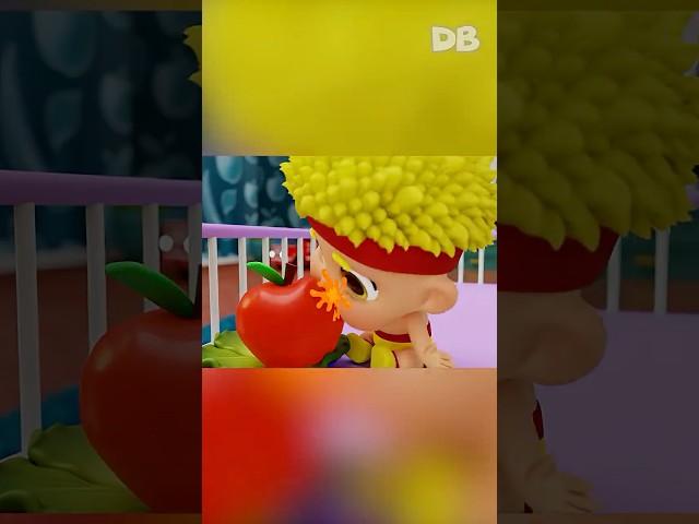 Tasty Fruits and Veggies Fun with Baby DB | D Billions #shorts #db