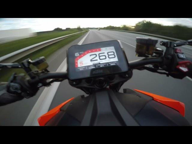 Topspeed KTM 1290 Super Duke R 2021