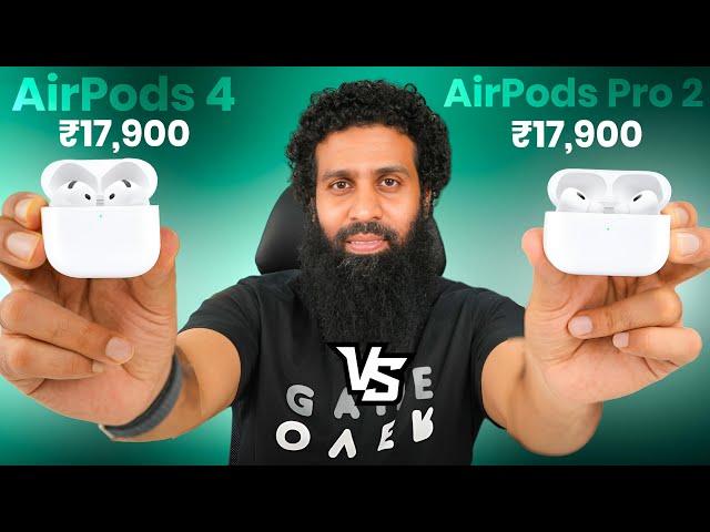 AirPods 4 ANC vs AirPods Pro 2 Comparison