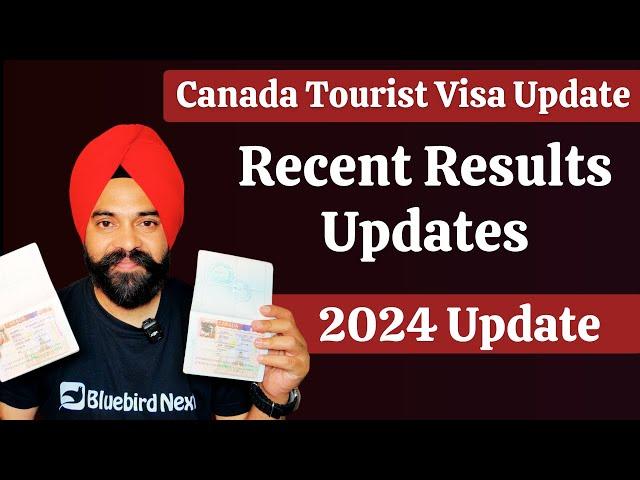 Canada Tourist Visa Recent Results 2024 Updates || Canada Tourist Visa Process Time
