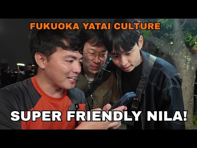 SOBRANG FRIENDLY NILA! Fukuoka Japan Yatai Culture