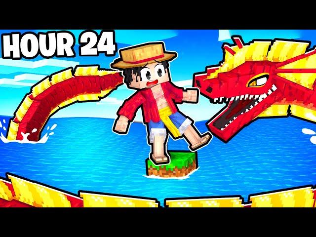 First To Become The STRONGEST in Ocean Only One Piece Minecraft Wins!