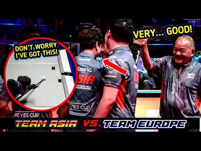 FIRST EFREN REYES CUP 2024 | TEAM ASIA VS. TEAM EUROPE - HIGHLIGHTS | SECOND TEAM MATCH