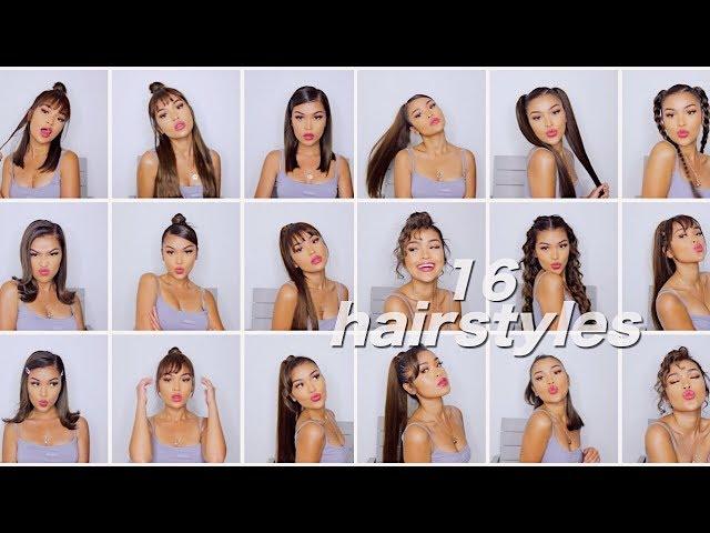 16 SIMPLE QUICK & EASY HAIRSTYLES