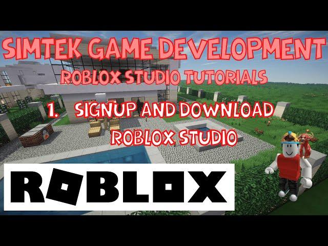 1. How to Create Roblox Games - Signup and Download Roblox Studio
