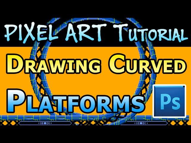 Pixel Art Tutorial - Curved Metal Platforms in Photoshop