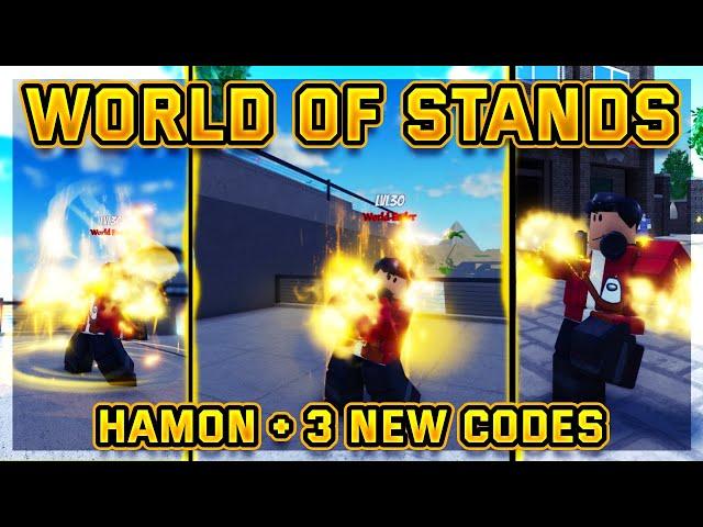 New Hamon Update (How to get scarf + Hamon Showcase) 3 New Codes | World Of Stands