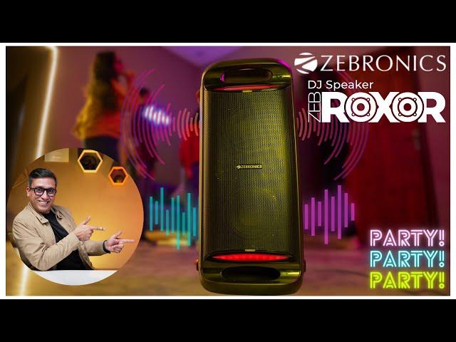 Zeb Roxor Party Speaker | Rockstar Party Speaker | Dolby Audio Speaker