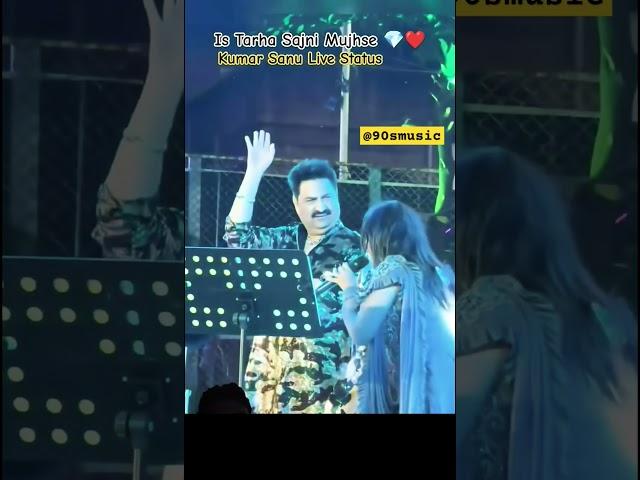 Is Tarha Sajni Mujhe Satana Chhod De Kumar Sanu Live Status#shorts#kumarsanu#bestofkumarsanu
