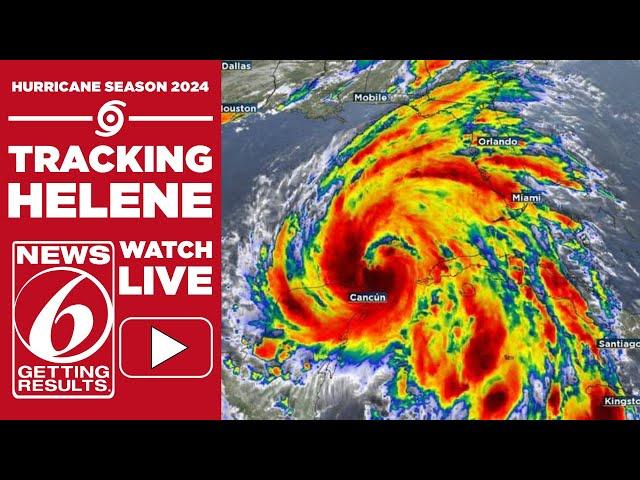 WATCH LIVE: Tracking Helene as it barrels toward Florida's Panhandle