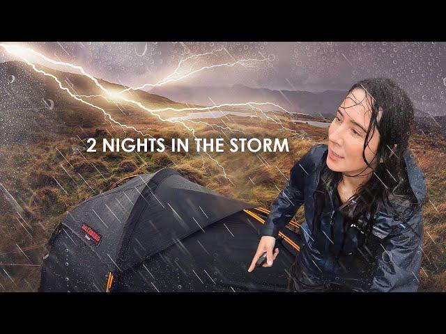 2 Nights Solo Storm Camping ️ Be Careful What You Wish For!