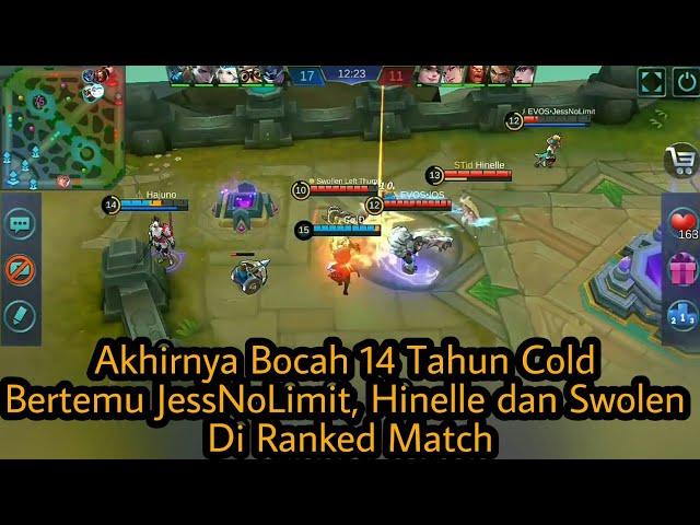 Aksi Bocah 14 Tahun Cold Membantai Rombongan Top Global JessNoLimit Dan Kawan Kawan - Mobile Legends