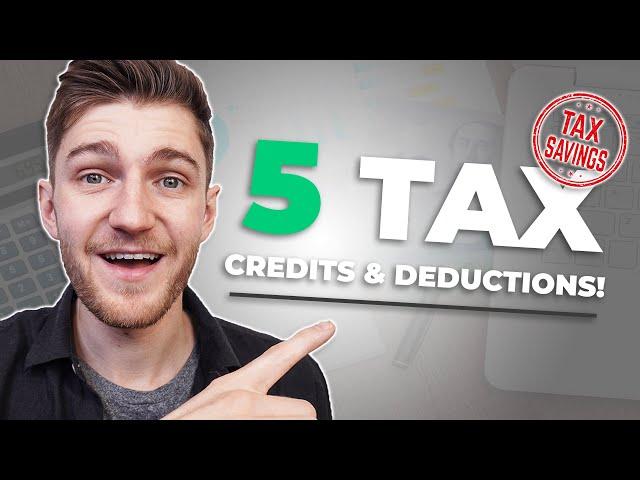 5 HUGE Tax Deductions to Save THOUSANDS in 2023! | Canadian Tax Credits & More!