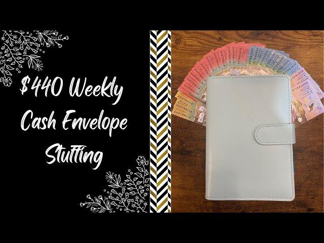 $440 Cash Envelope Stuffing - May Week 1 - Australian Cash Stuffing