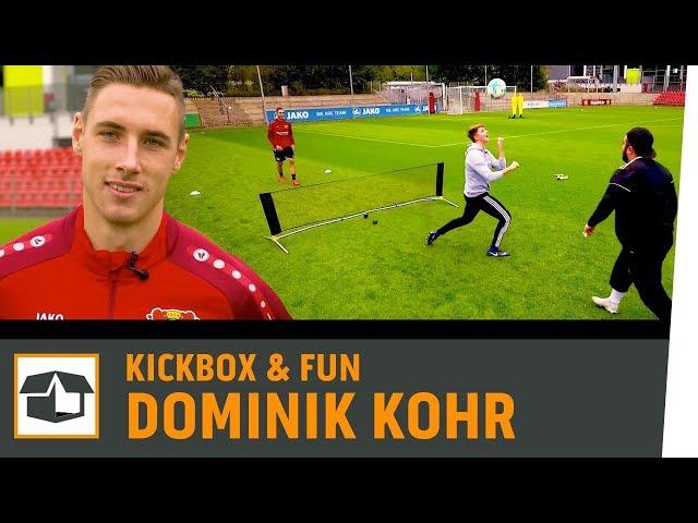 Fußball-Tennis vs. Dominik Kohr | Bayer 04 Leverkusen | Fun-Challenge | Kickbox