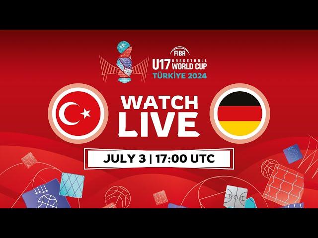 Round of 16  |  Türkiye v Germany | Full Basketball Game | FIBA U17 Basketball World Cup 2024
