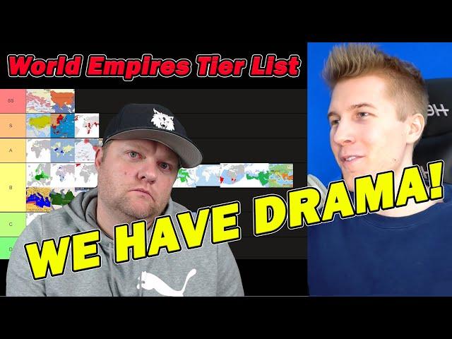 History Teacher Reacts to Drew Durnil's World Empires Tier List