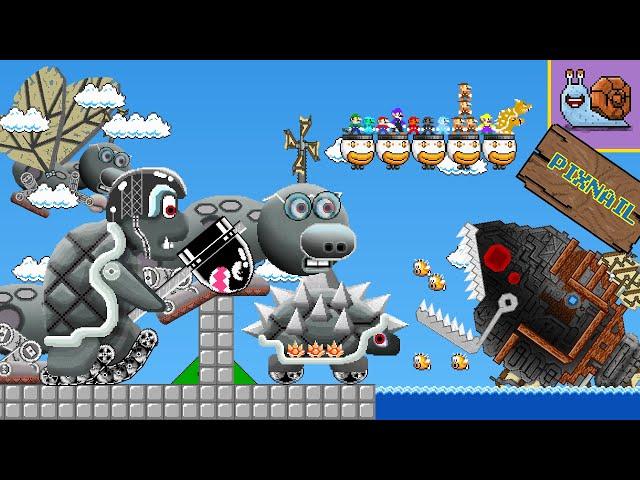 Pixnail: Mario Super Power Escape (ALL EPISODES SS02 ) | Animation