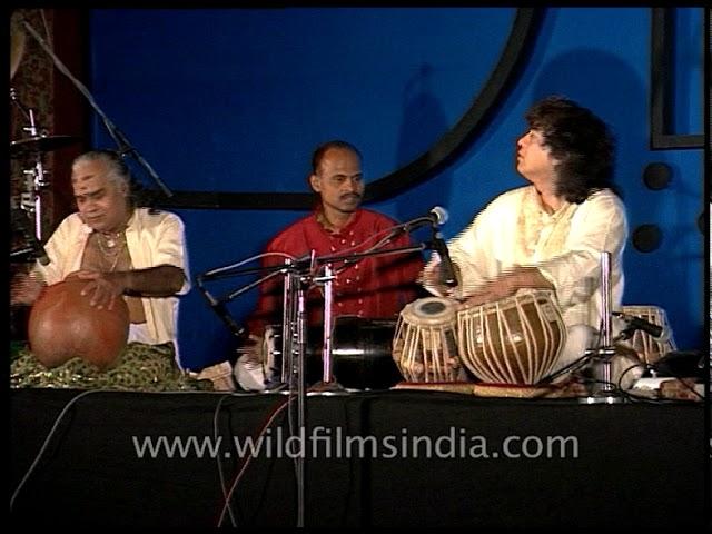 Zakir Hussain and Sivamani Jugalbandi in 1990's - most fabulous gathering of Indian classical doyens