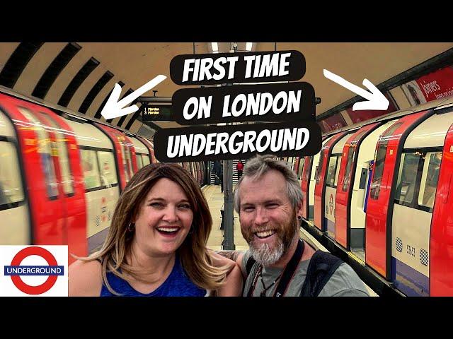 American’s FIRST TIME on London UNDERGROUND!  & Walking Abbey Road